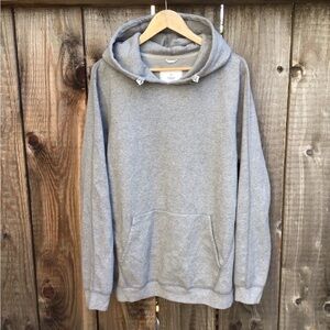 Reigning Champ Gray Pullover Hoodie Sweatshirt